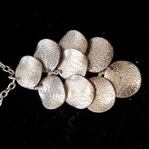 Silver Disc Necklace